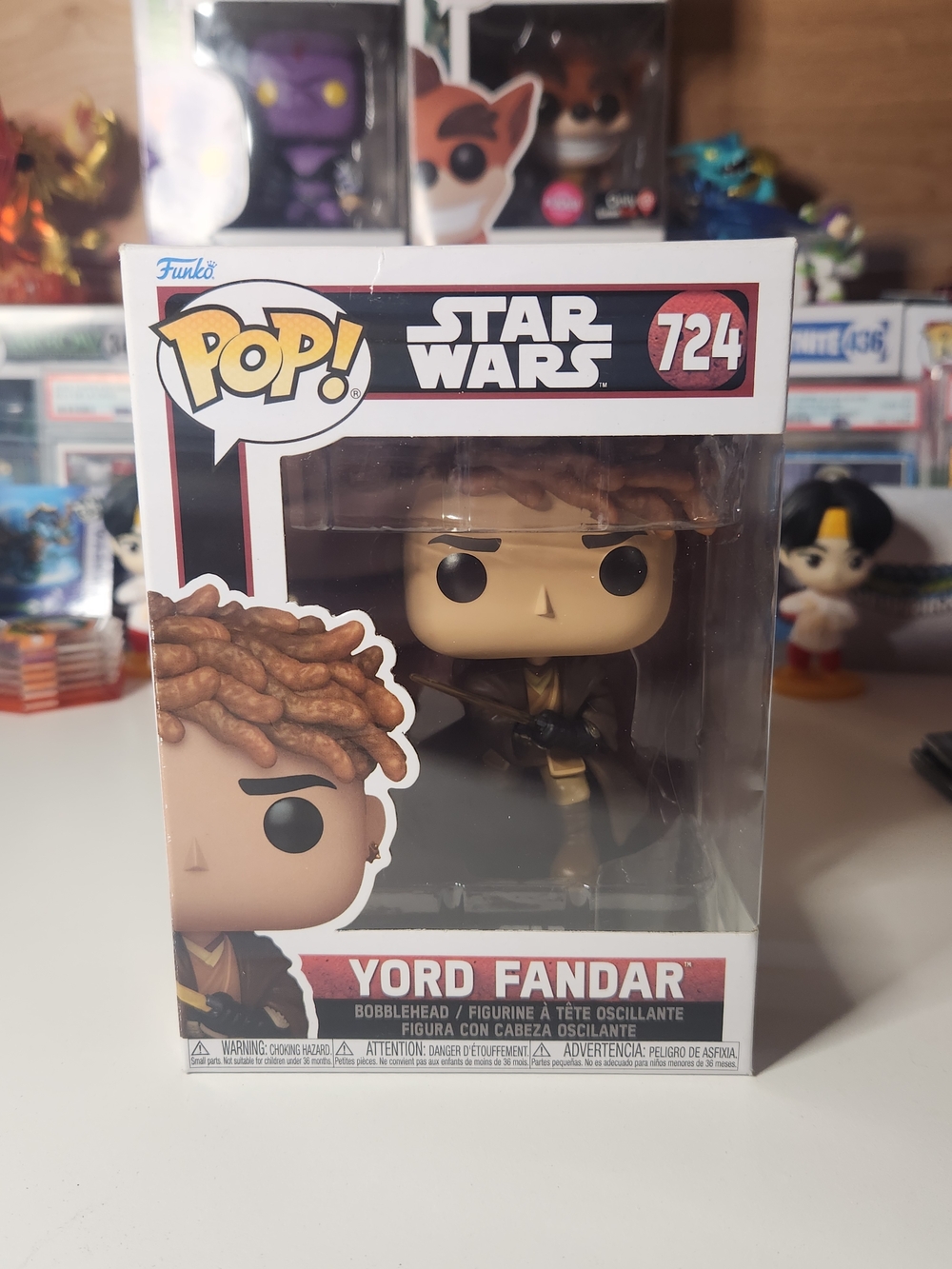 Funko Pop! Star Wars Yord Fandar #724 - Brown Hair Vinyl Figure